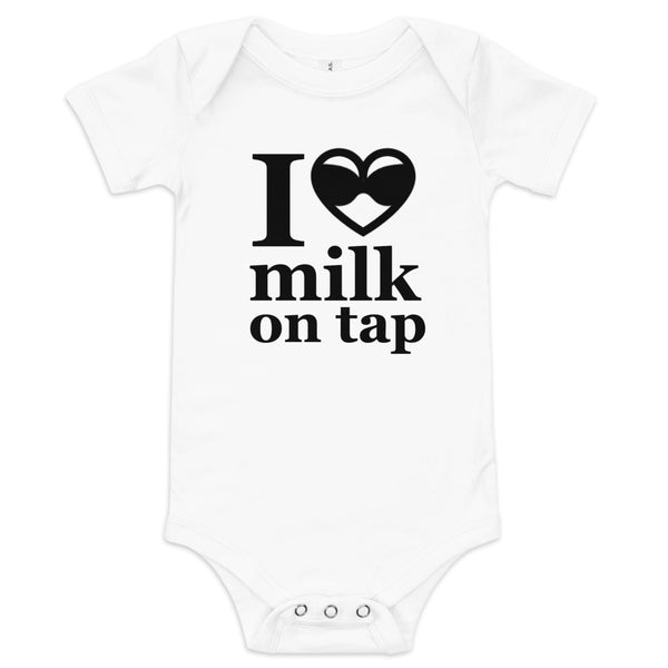 Teasin Tees Milk on Tap Onesie