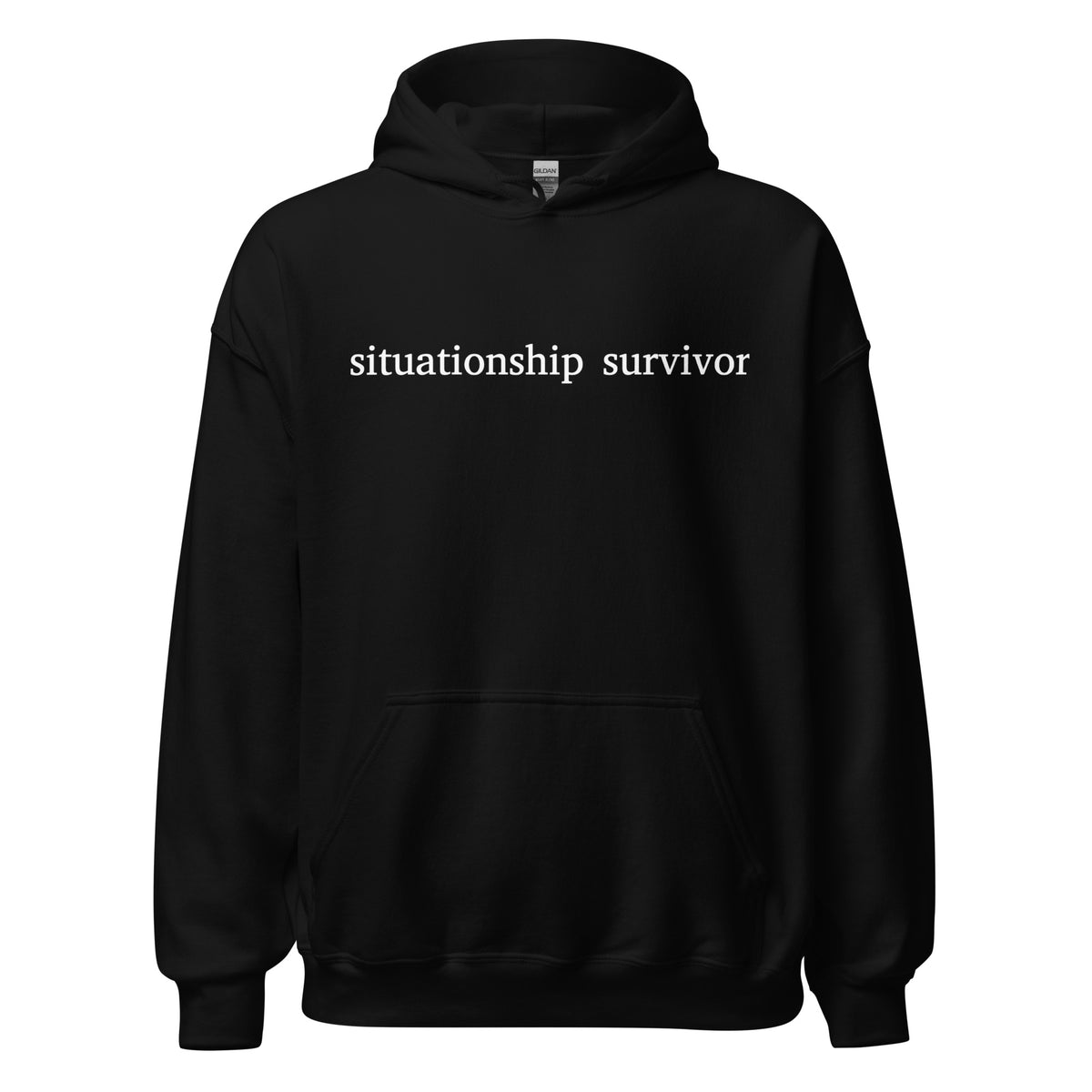 Teasin' Tees Survivor Hoodie But in Black