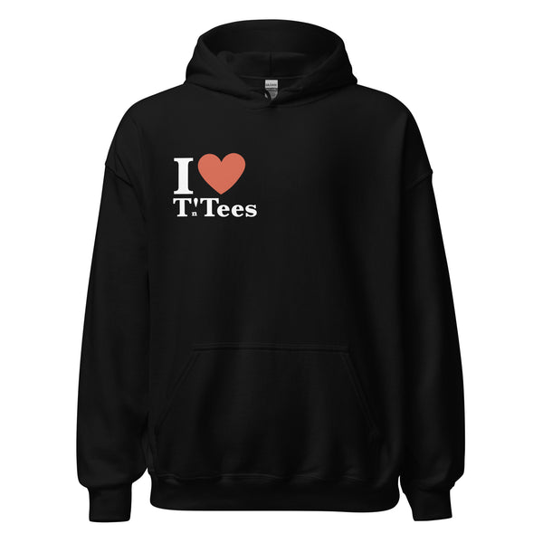 I Love Teasin Hoodie But in Black