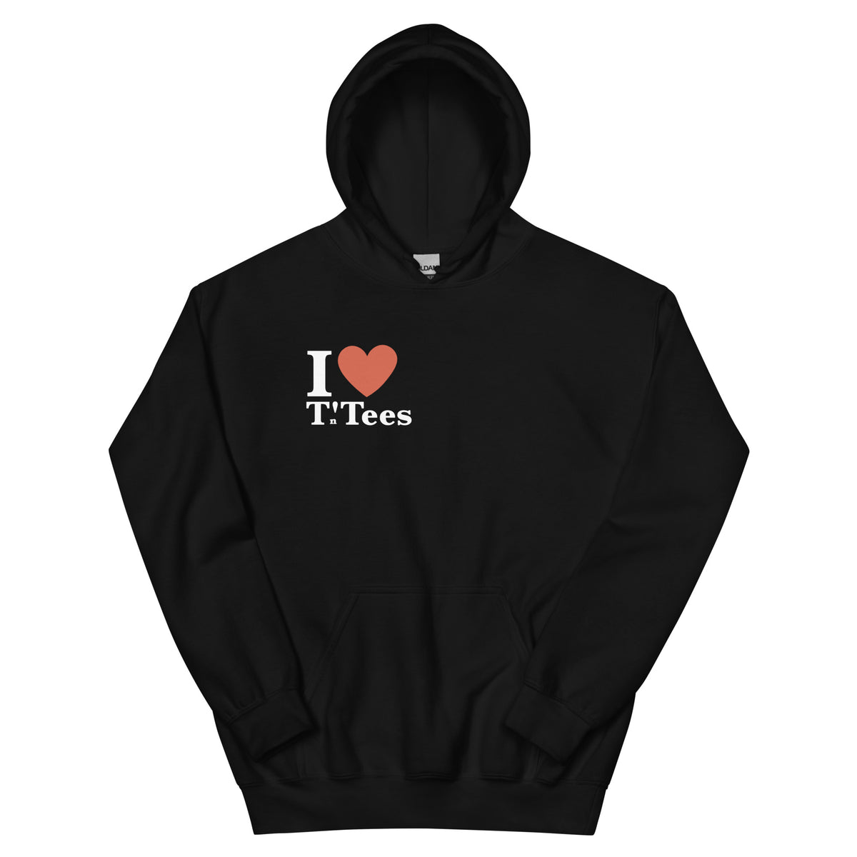 I Love Teasin Hoodie But in Black