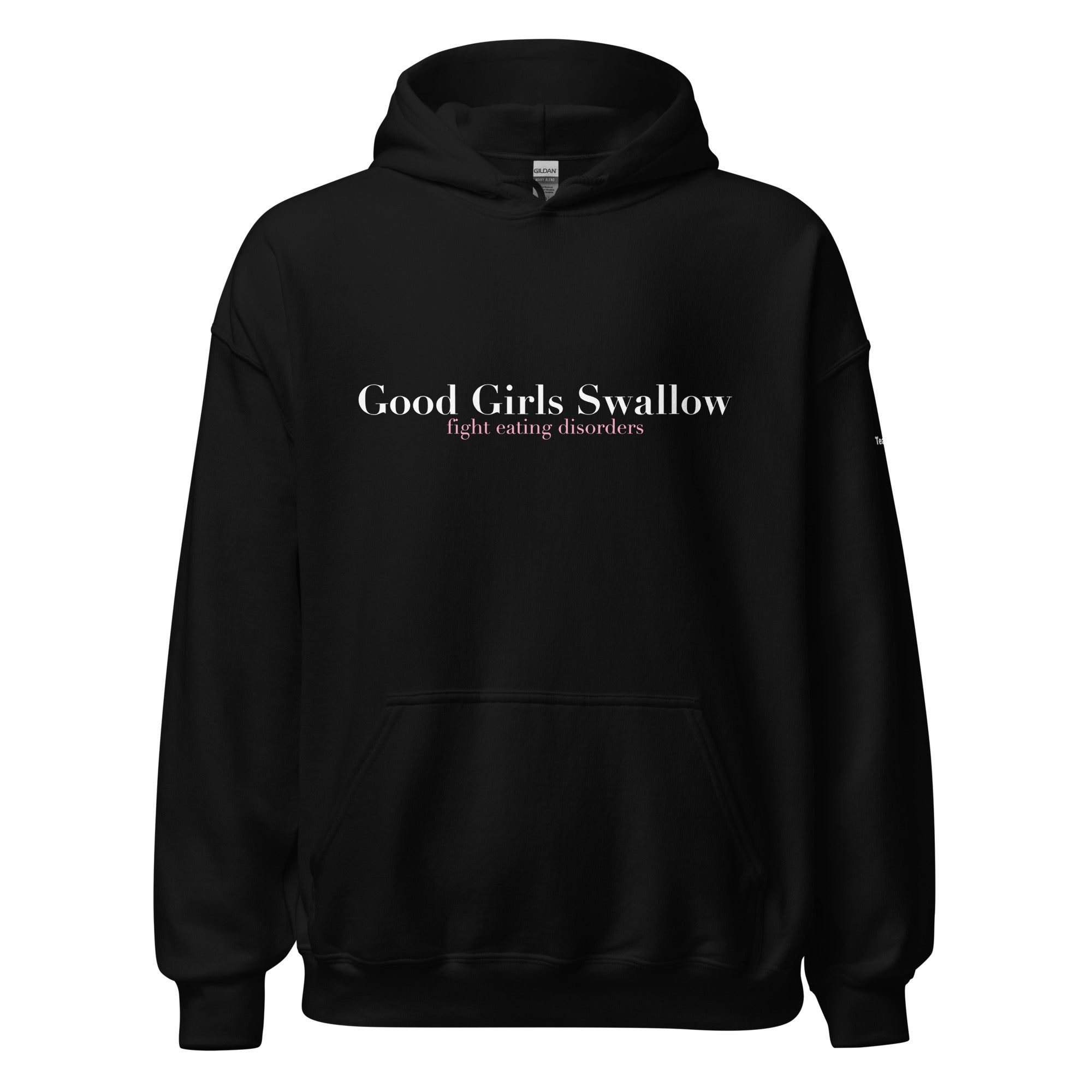 "Good Girls Swallow" Hoodie Black