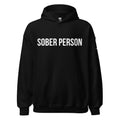 "Sober Person" Hoodie Black