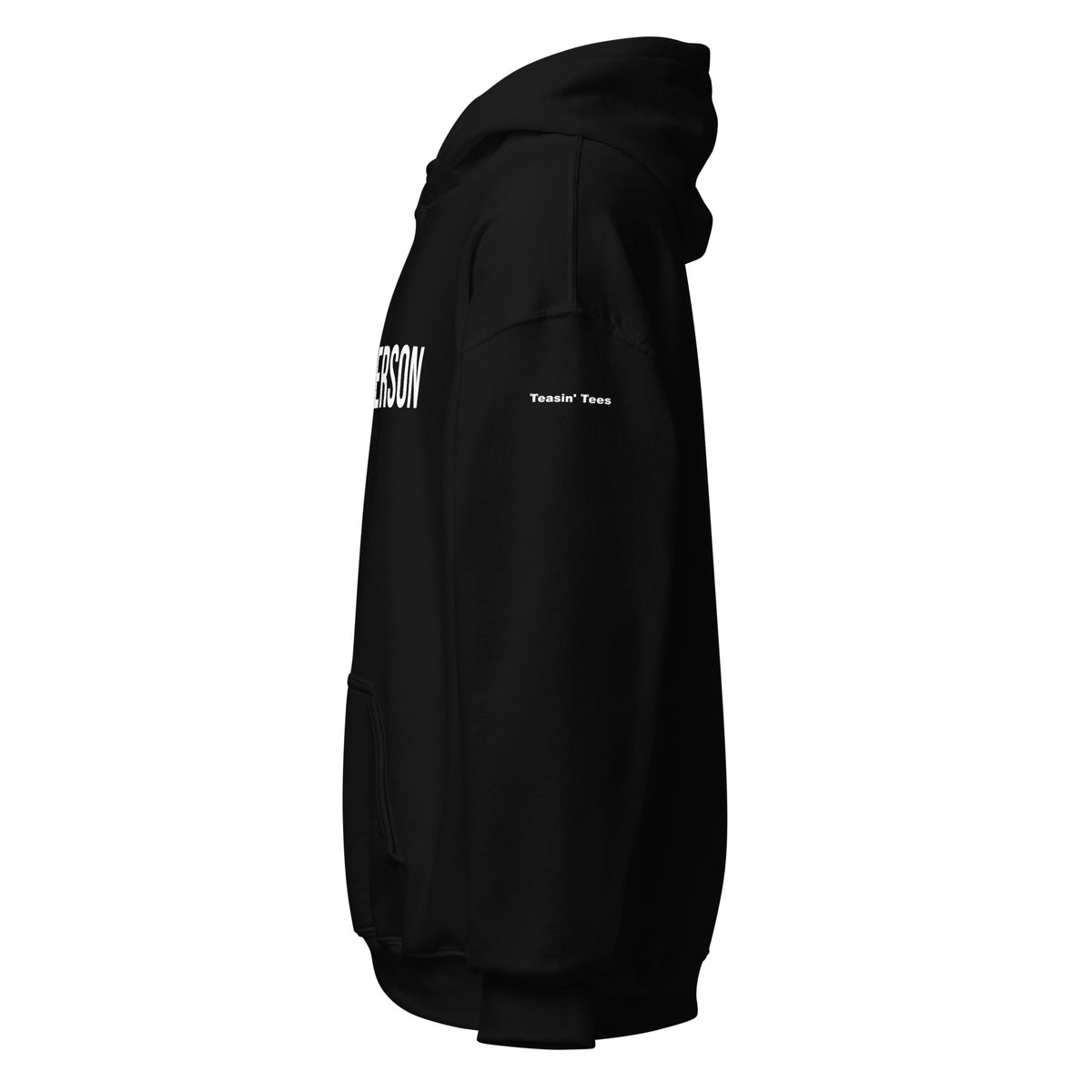 Sober Person Hoodie But in Black