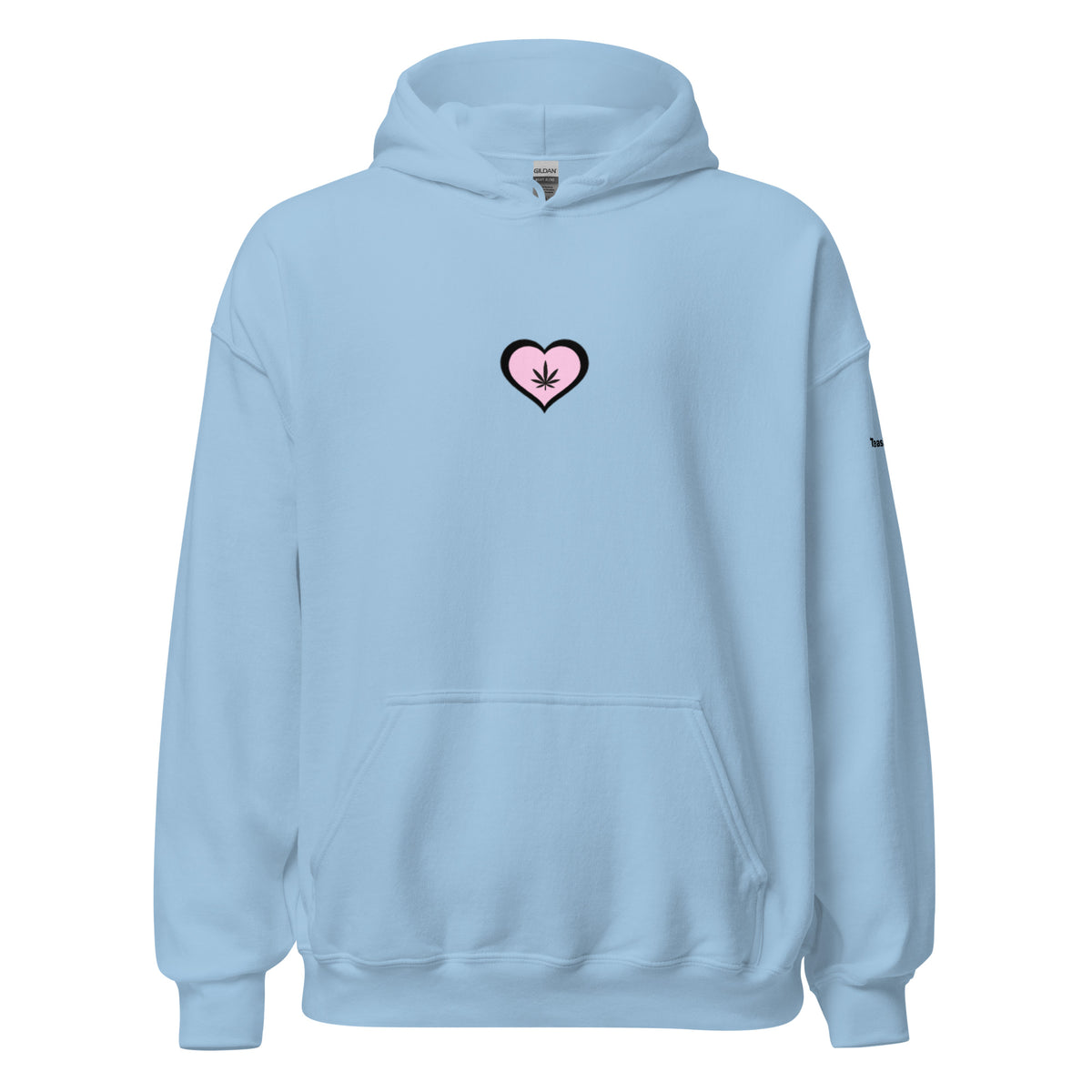 The Weed Lovers Hoodie Pink Heart Edition