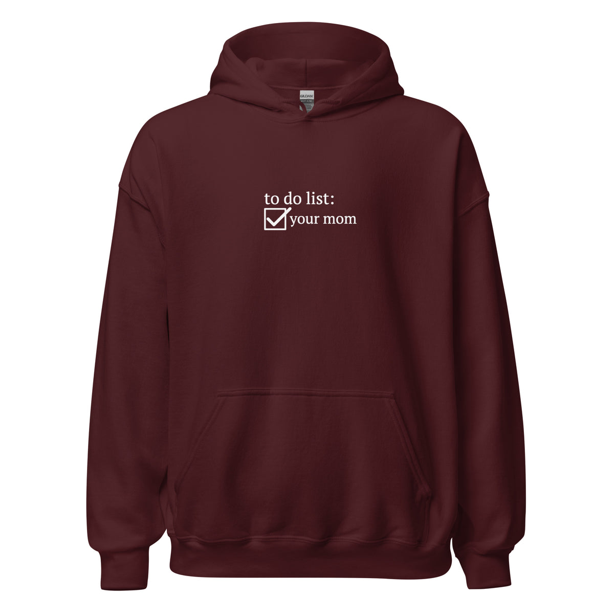 To Do List Hoodie But in Black