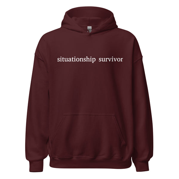 Teasin' Tees Survivor Hoodie But in Black