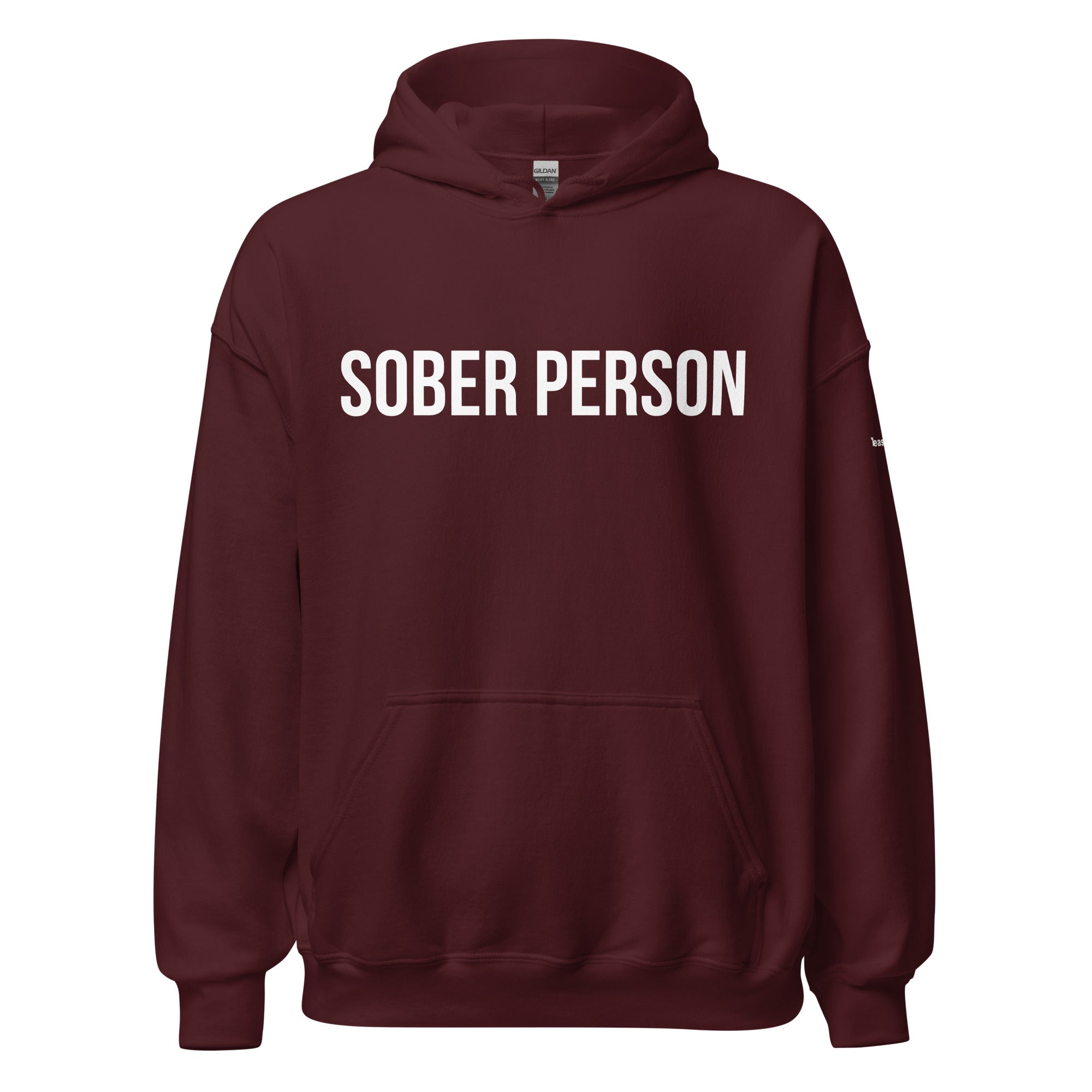 "Sober Person" Hoodie Black