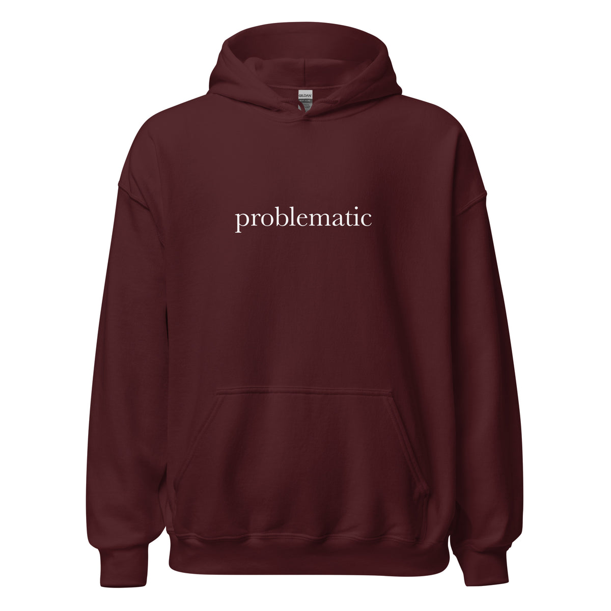 Problematic Hoodie But in Black