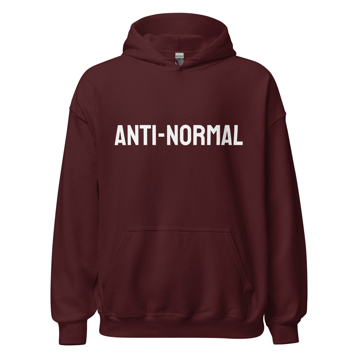 Anti-Normal Hoodie But in Black