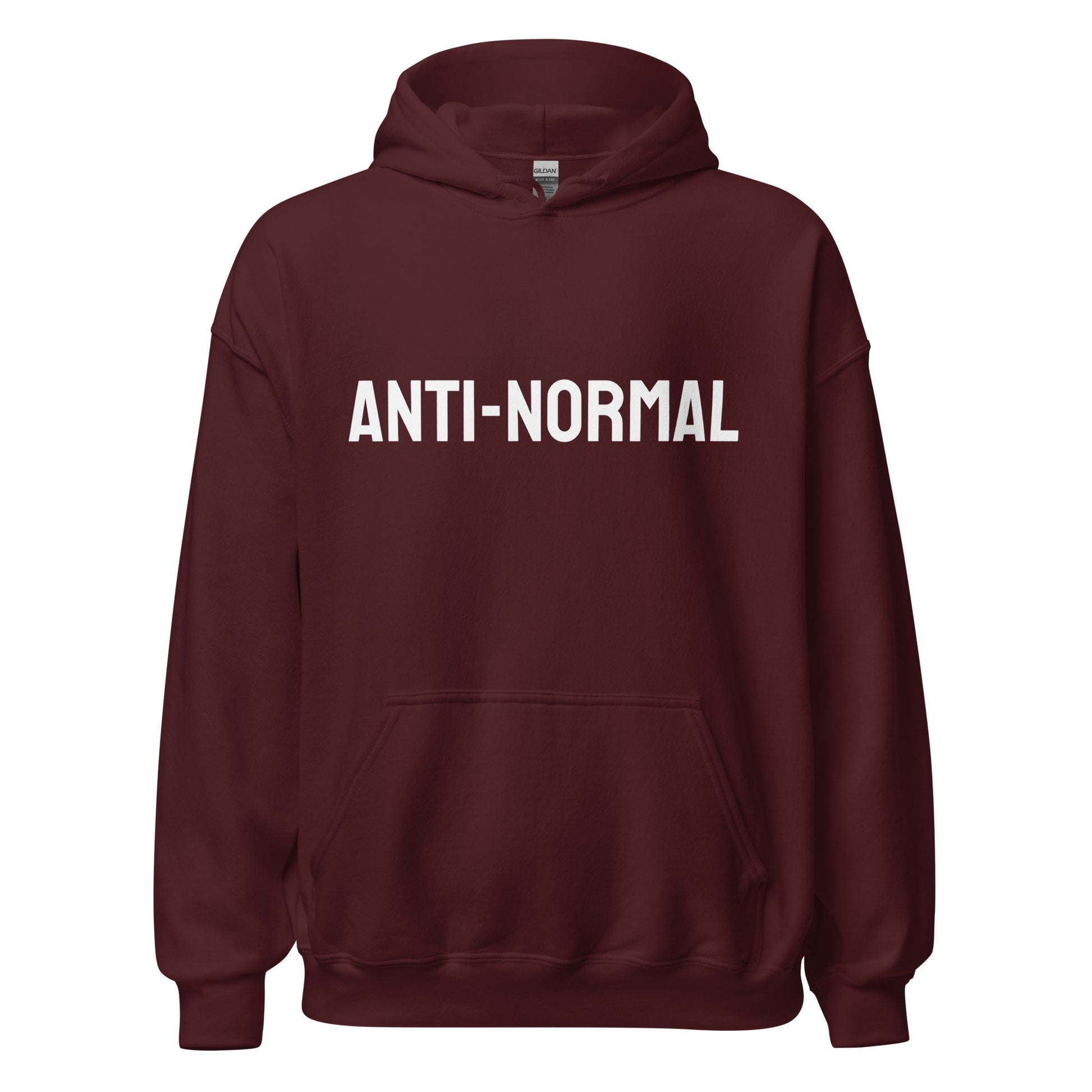 "Anti-Normal" Premium Hoodie Black