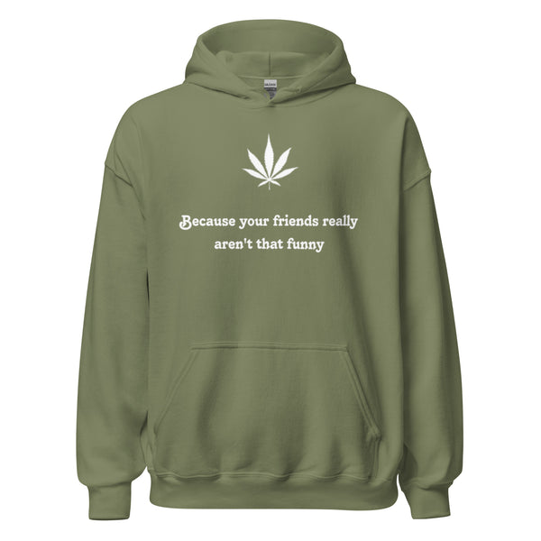 Teasin' Tees Make Your Friends Funny Hoodie But in Black