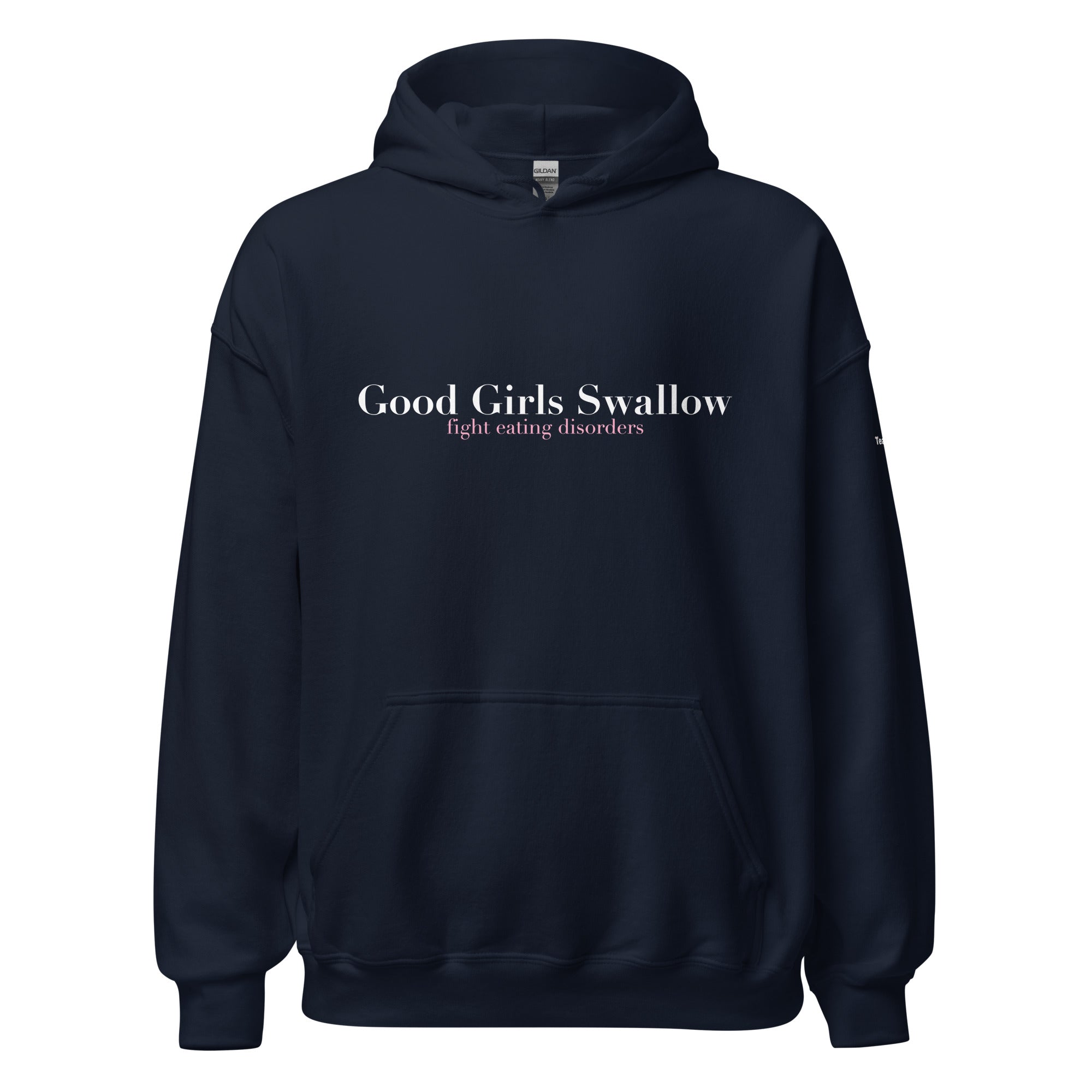 "Good Girls Swallow" Hoodie Black