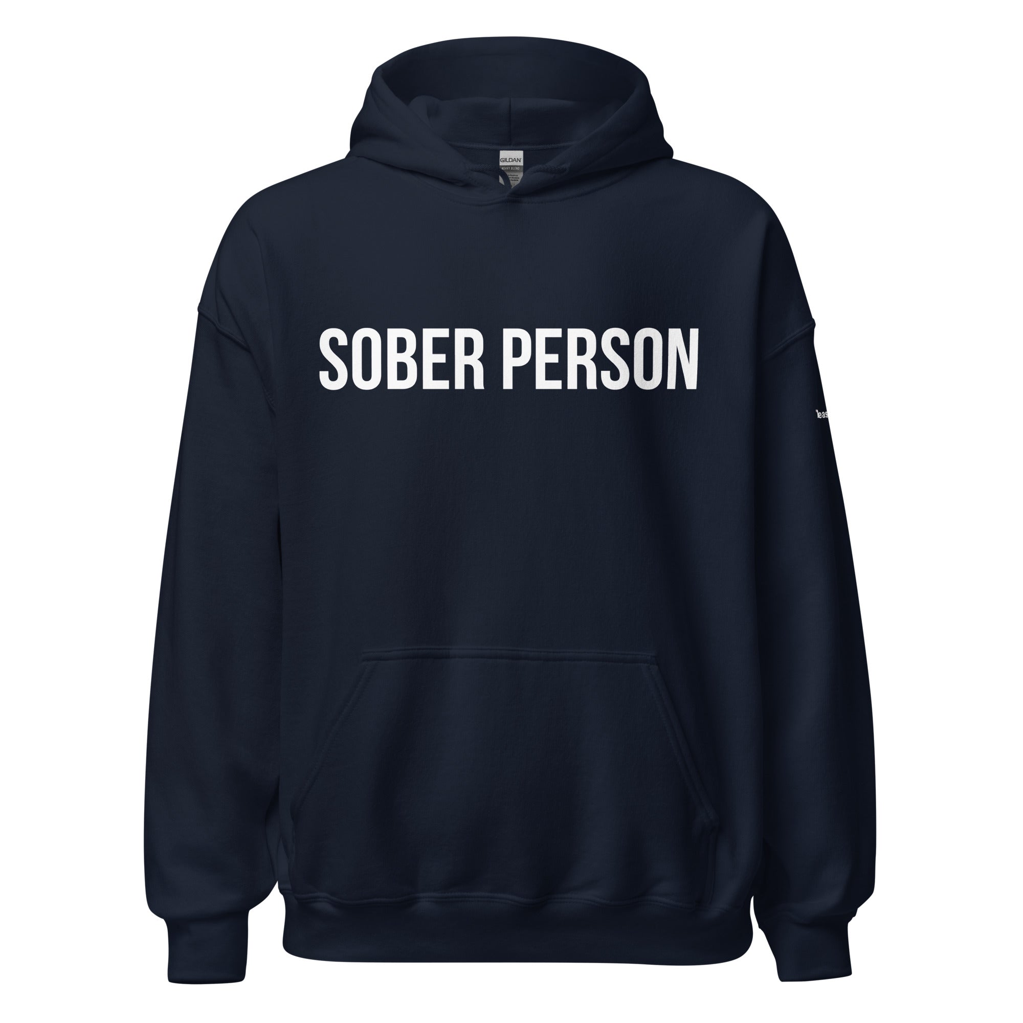 "Sober Person" Hoodie Black