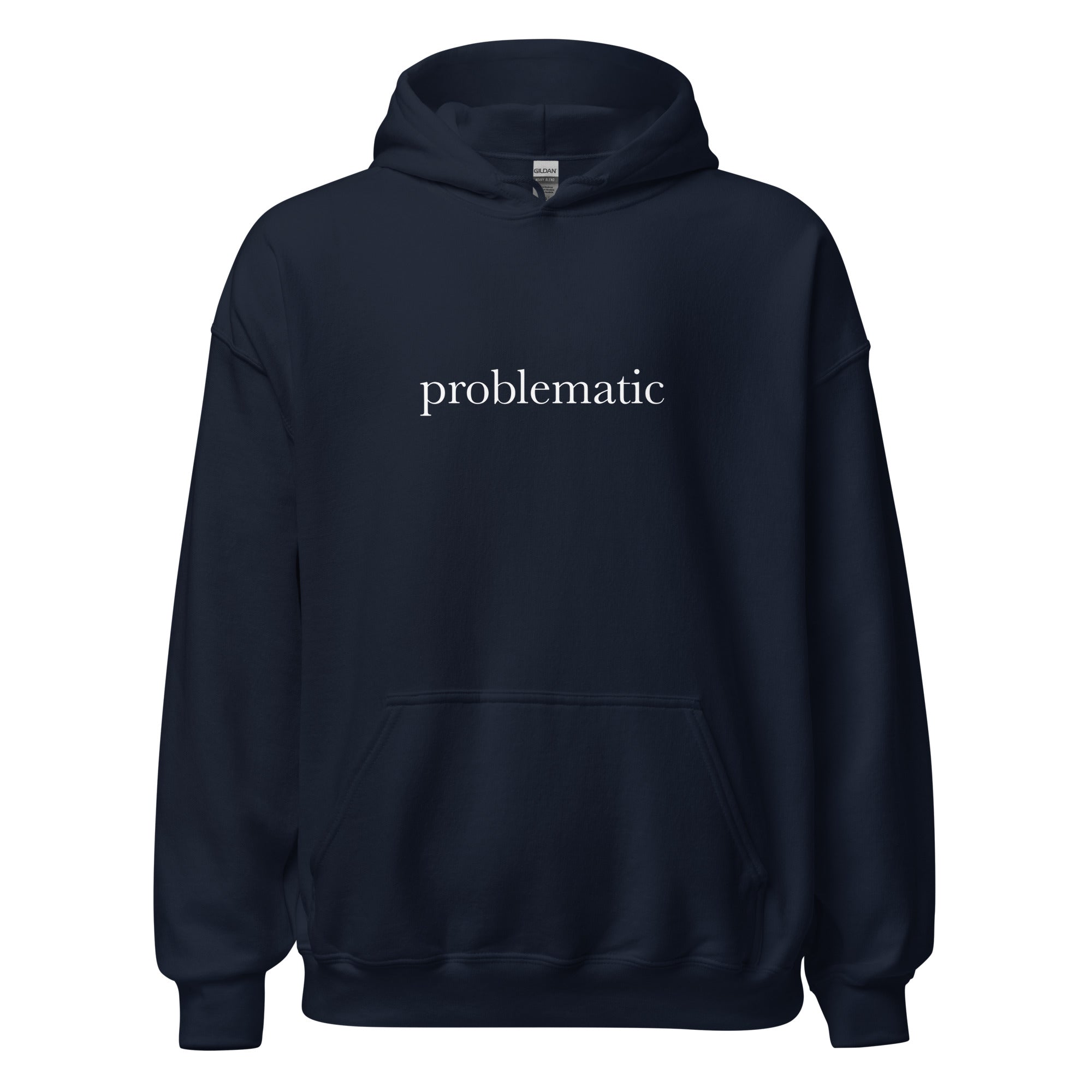 "Problematic" Premium Hoodie Black