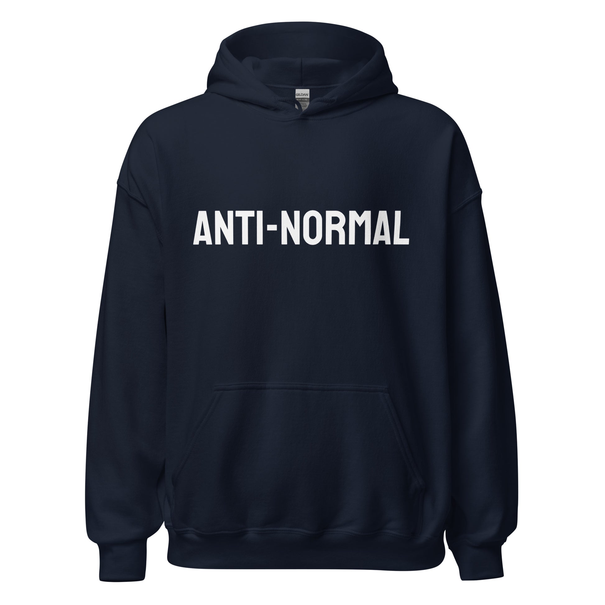 "Anti-Normal" Premium Hoodie Black