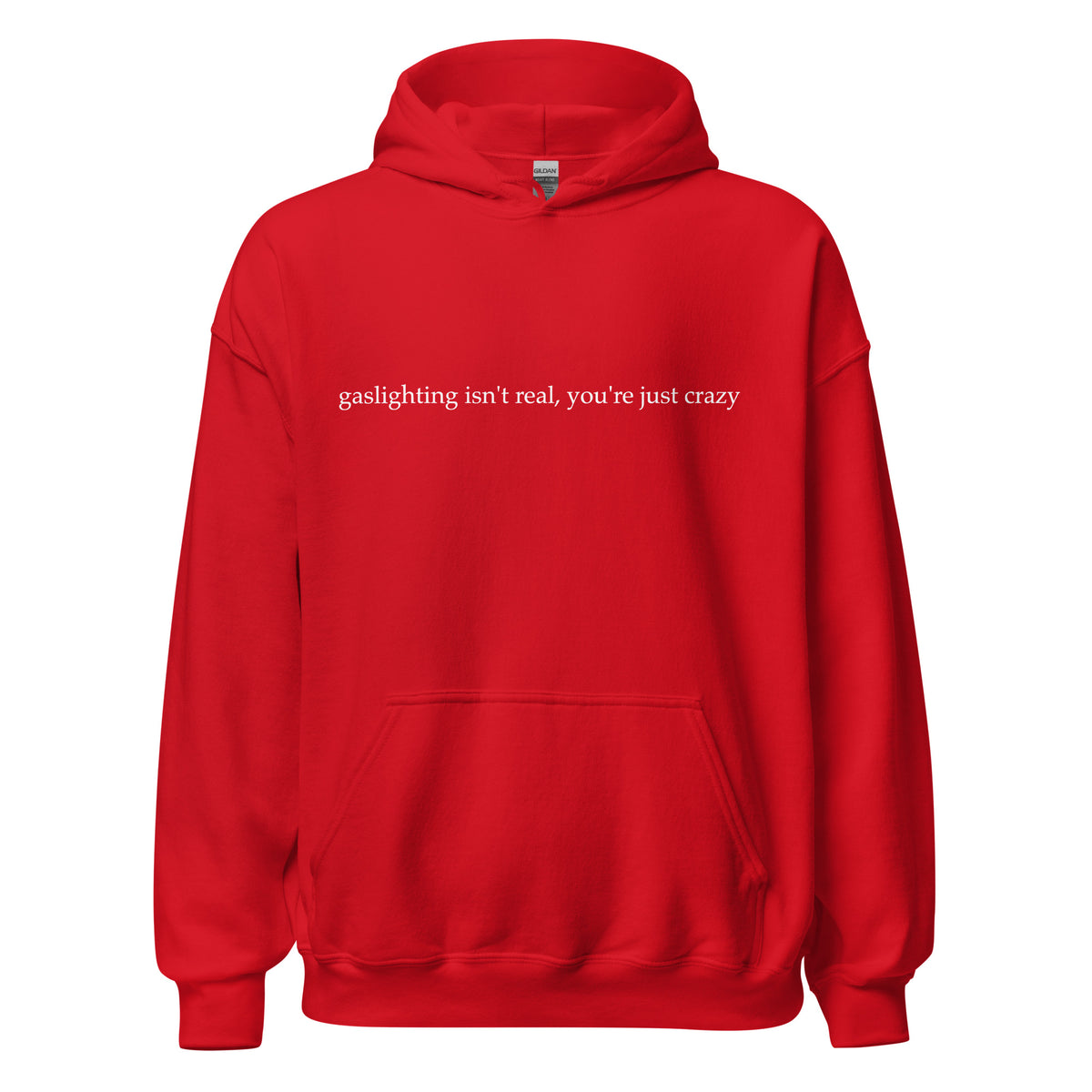 The Gaslighter Hoodie But in Black