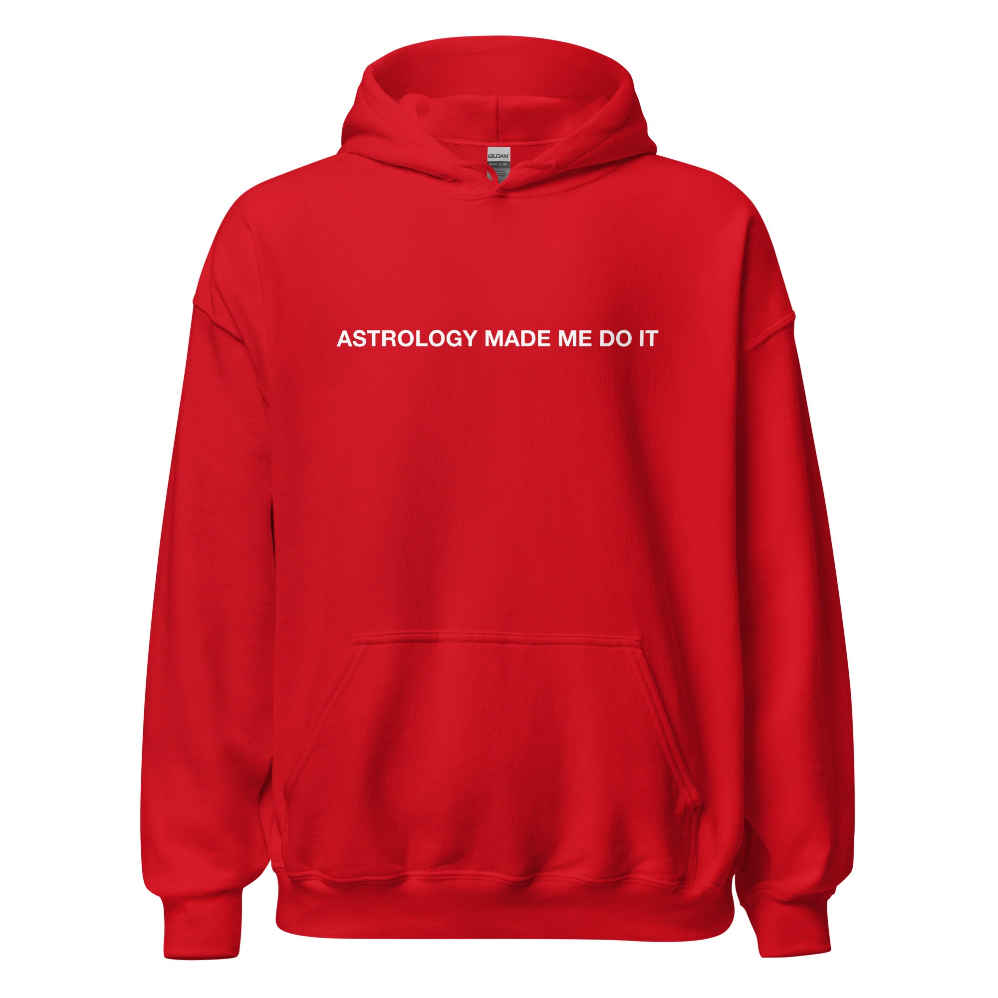 "Astrology made me do it" Hoodie Black
