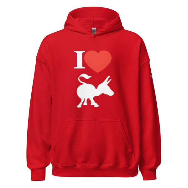 The Donkey Lover Hoodie But in Black