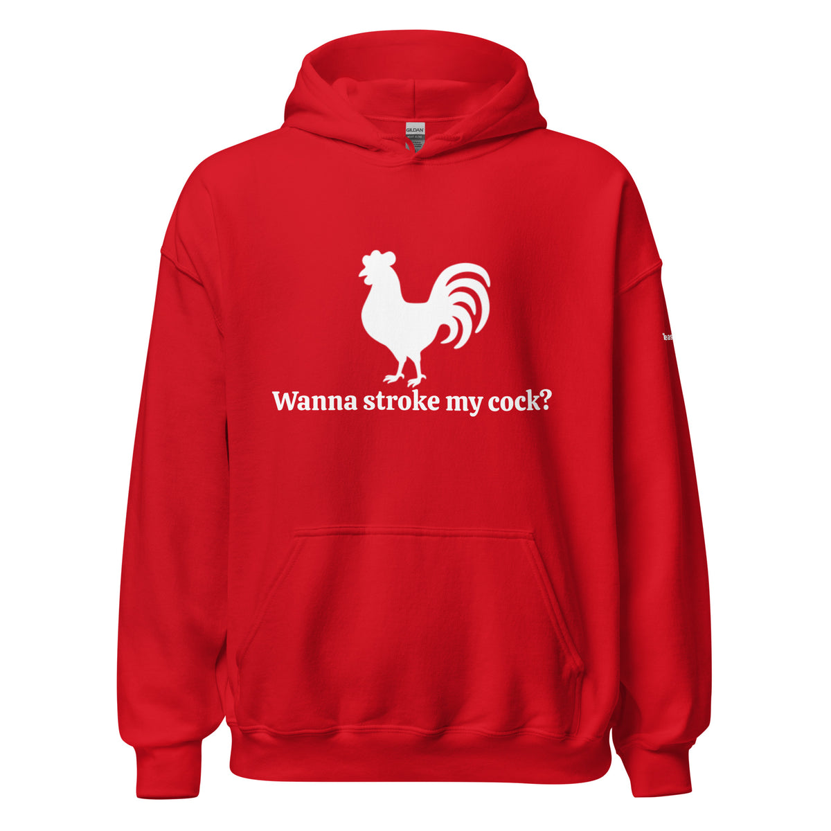 Teasin' Tees Chkn Man Hoodie But in Black