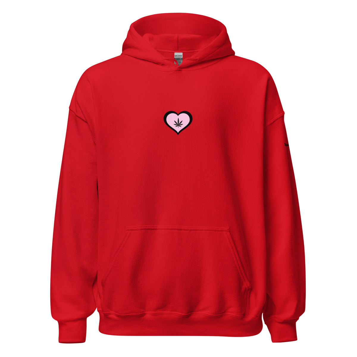 The Weed Lovers Hoodie Pink Heart Edition