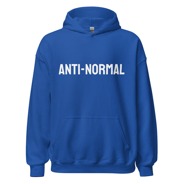 Anti-Normal Hoodie But in Black