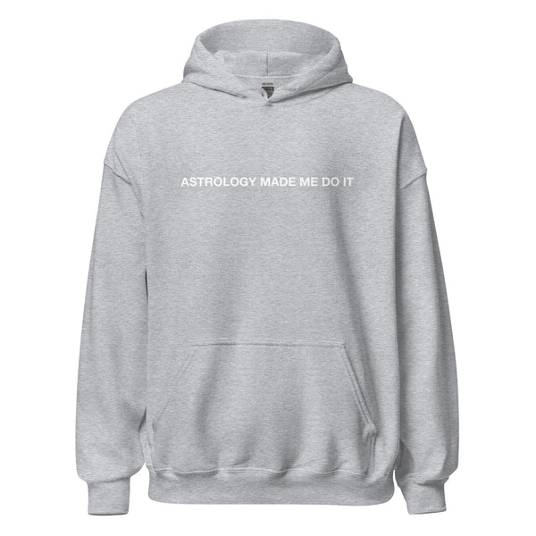 Blame it on Astrology Hoodie But in Black