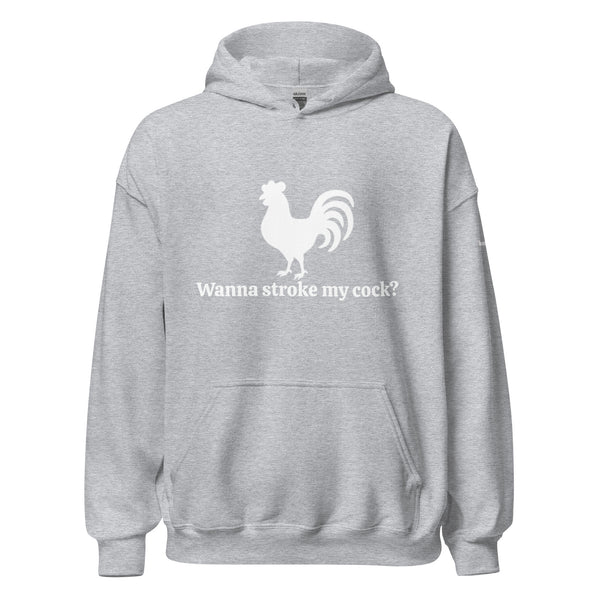 Teasin' Tees Chkn Man Hoodie But in Black