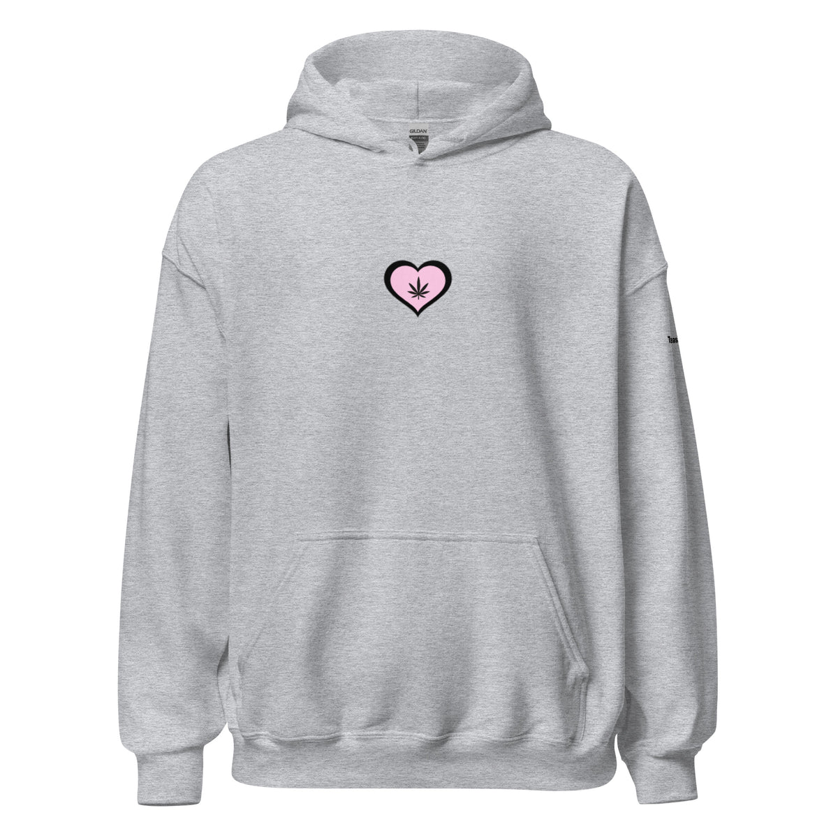 The Weed Lovers Hoodie Pink Heart Edition