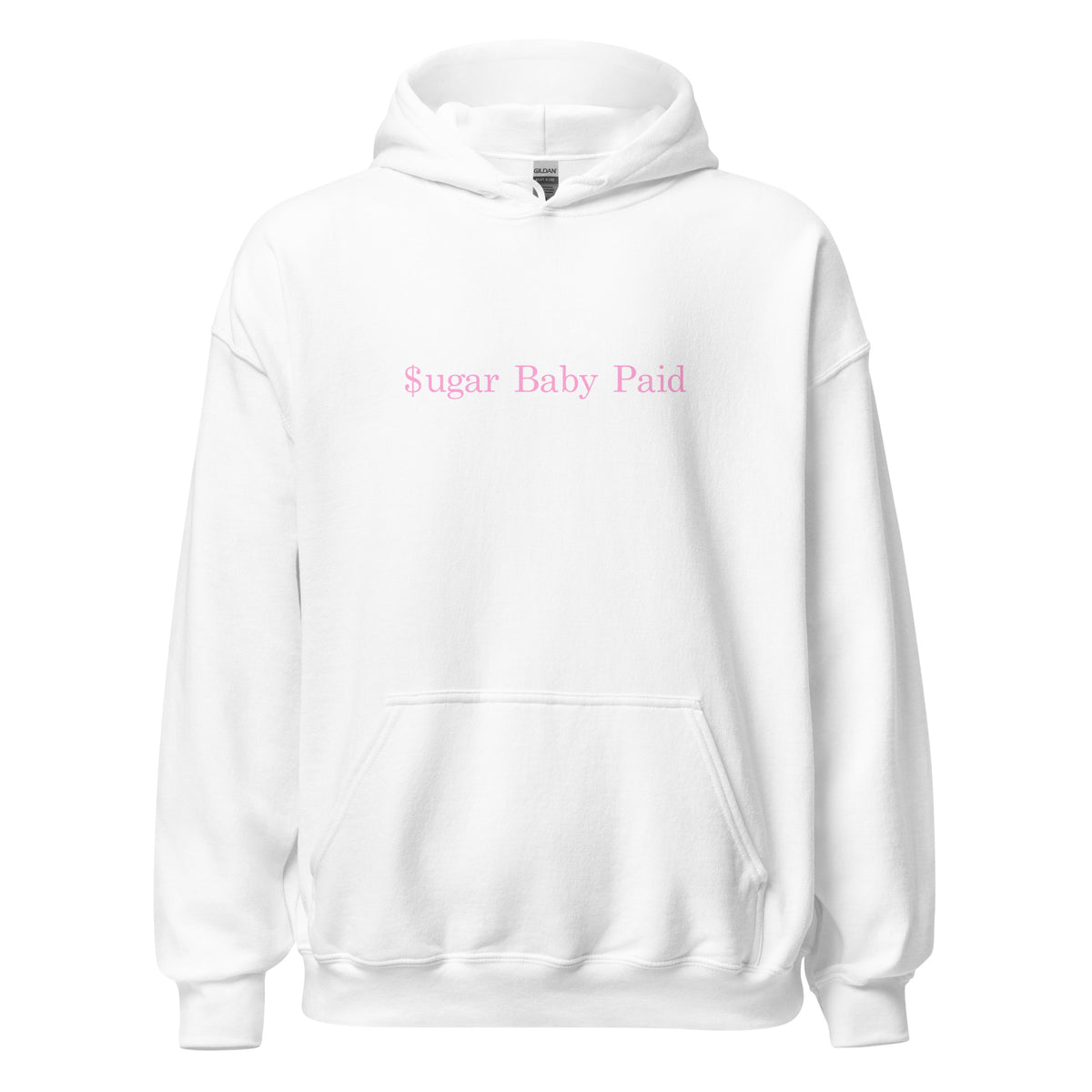 Sugar Baby Paid Hoodie-Pink Text edition