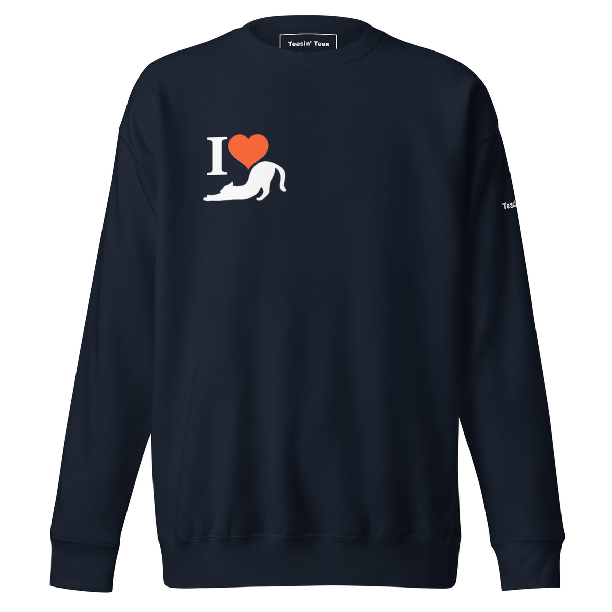 The Pussy Lover Crewneck But in Black