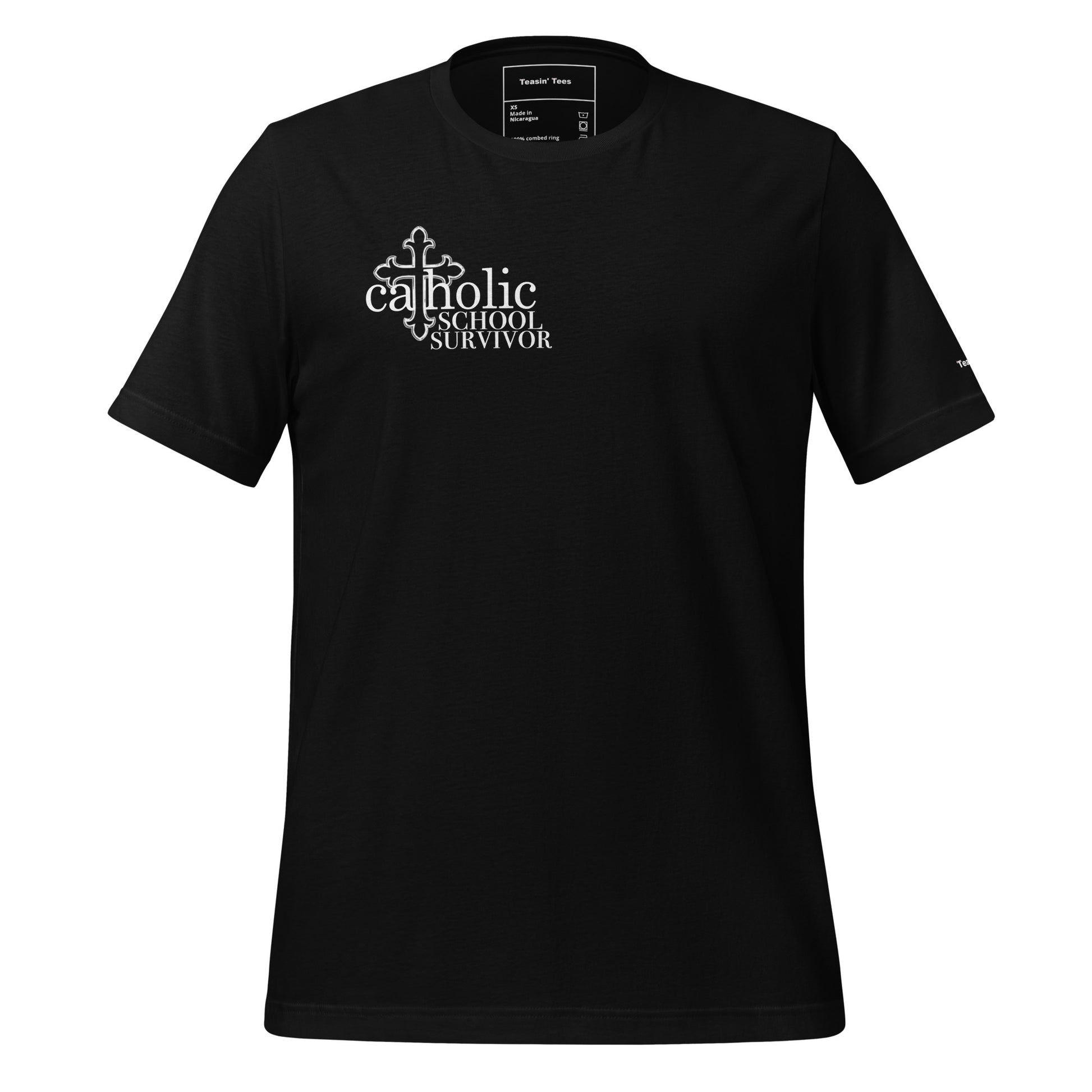 "Catholic School Survivor"- T-Shirt Black
