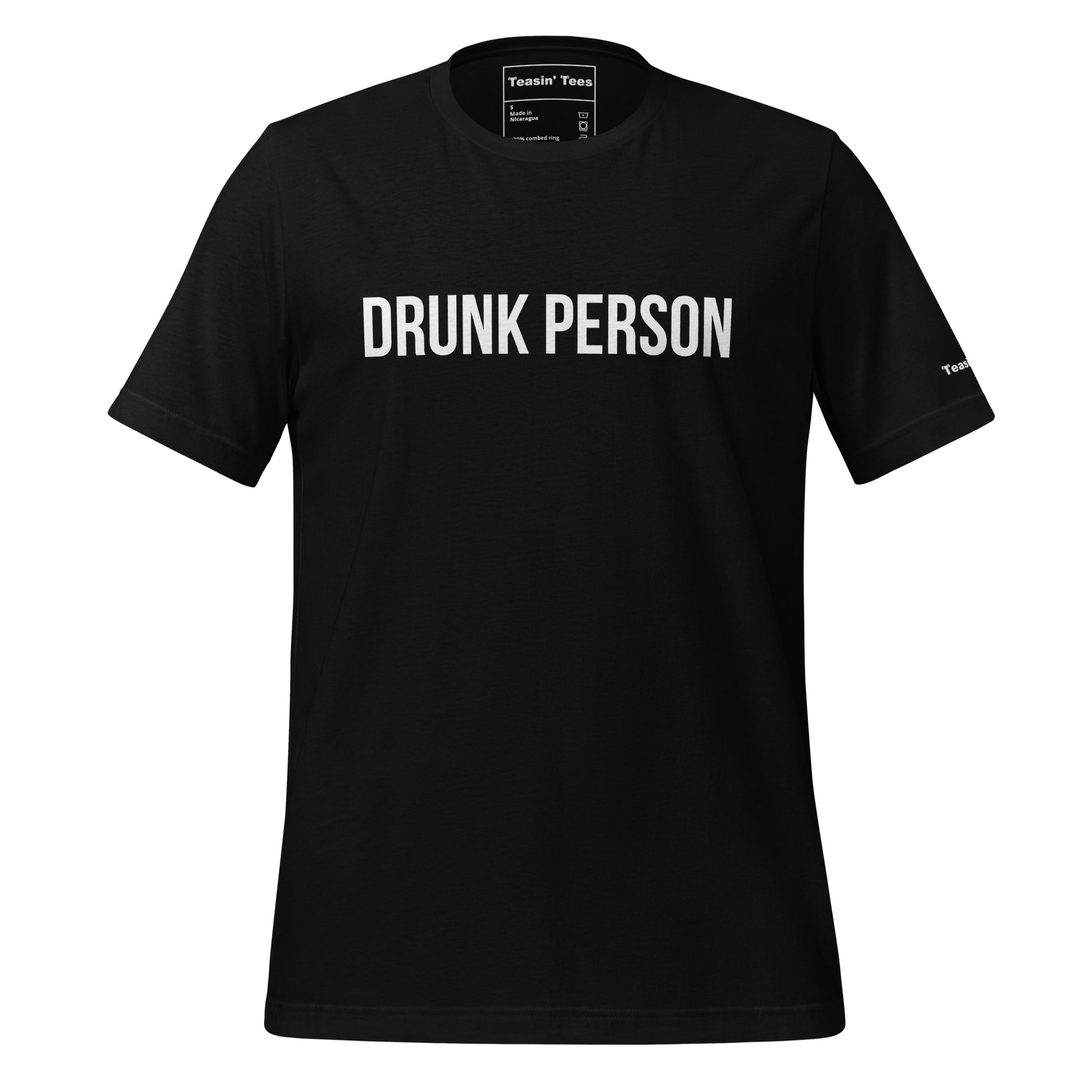 "Drunk Person" T-Shirt Black