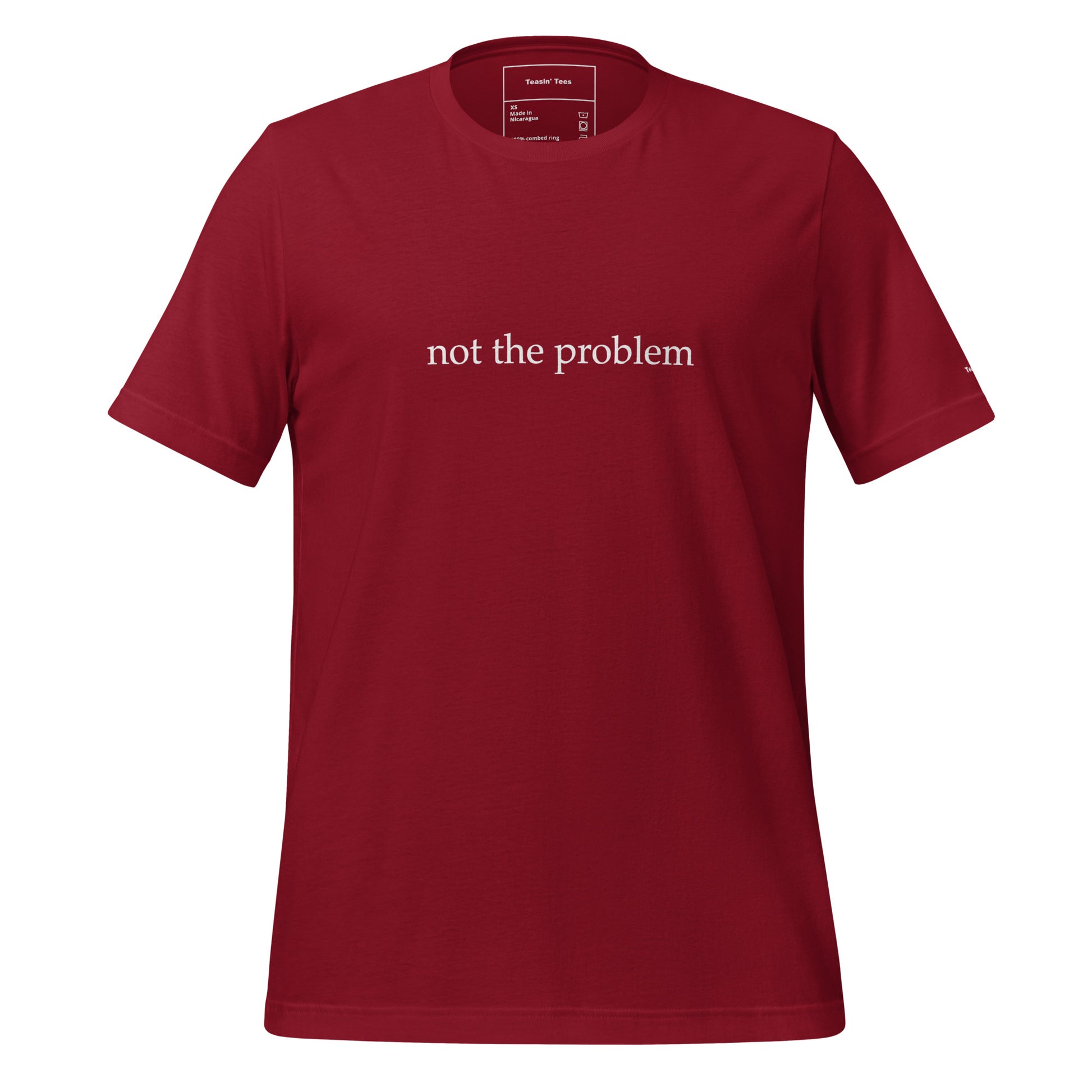 "Not the Problem"-T-Shirt Black