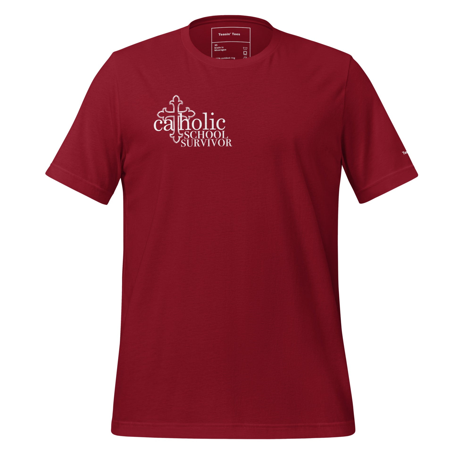 "Catholic School Survivor"- T-Shirt Black
