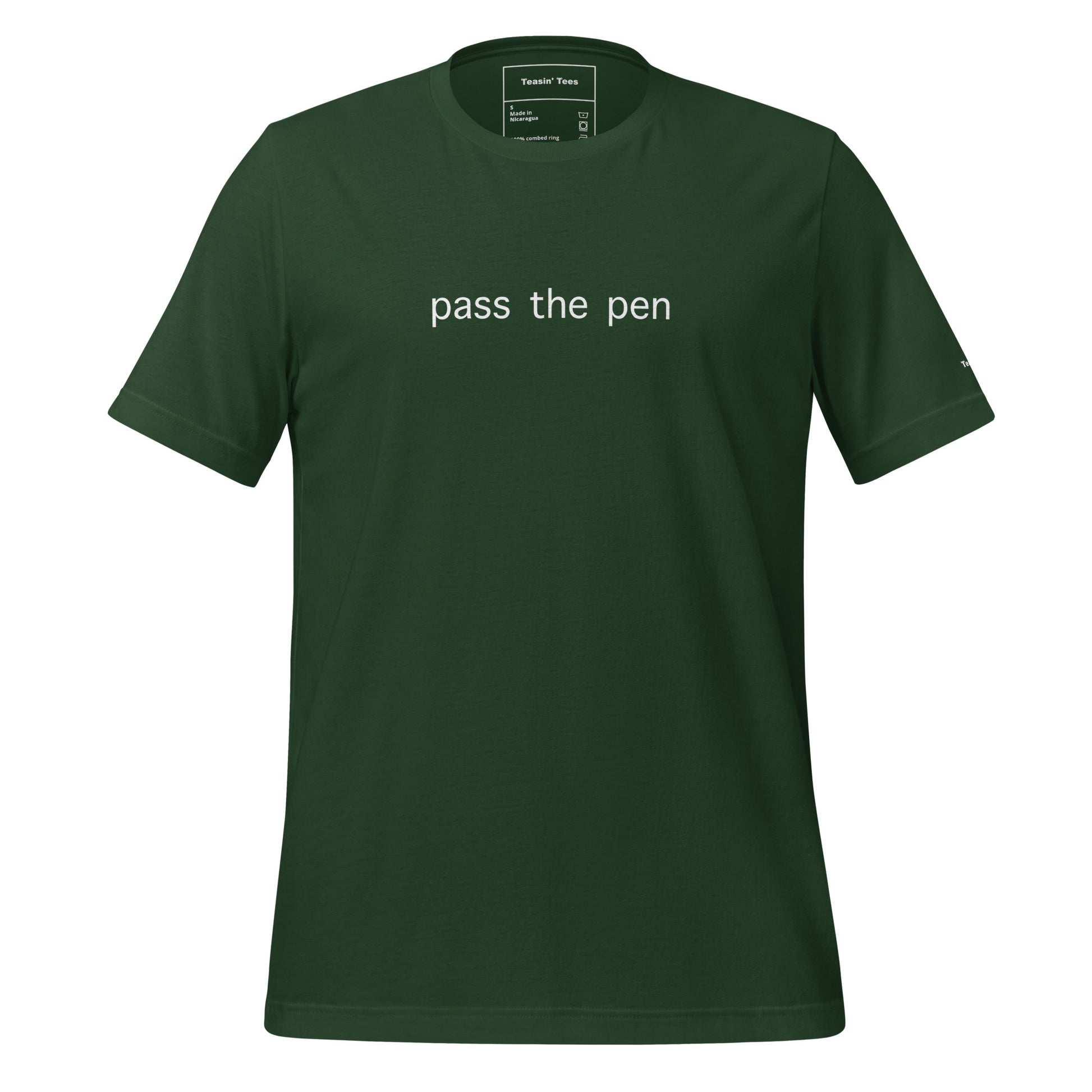 "Pass the Pen"-T-Shirt Black