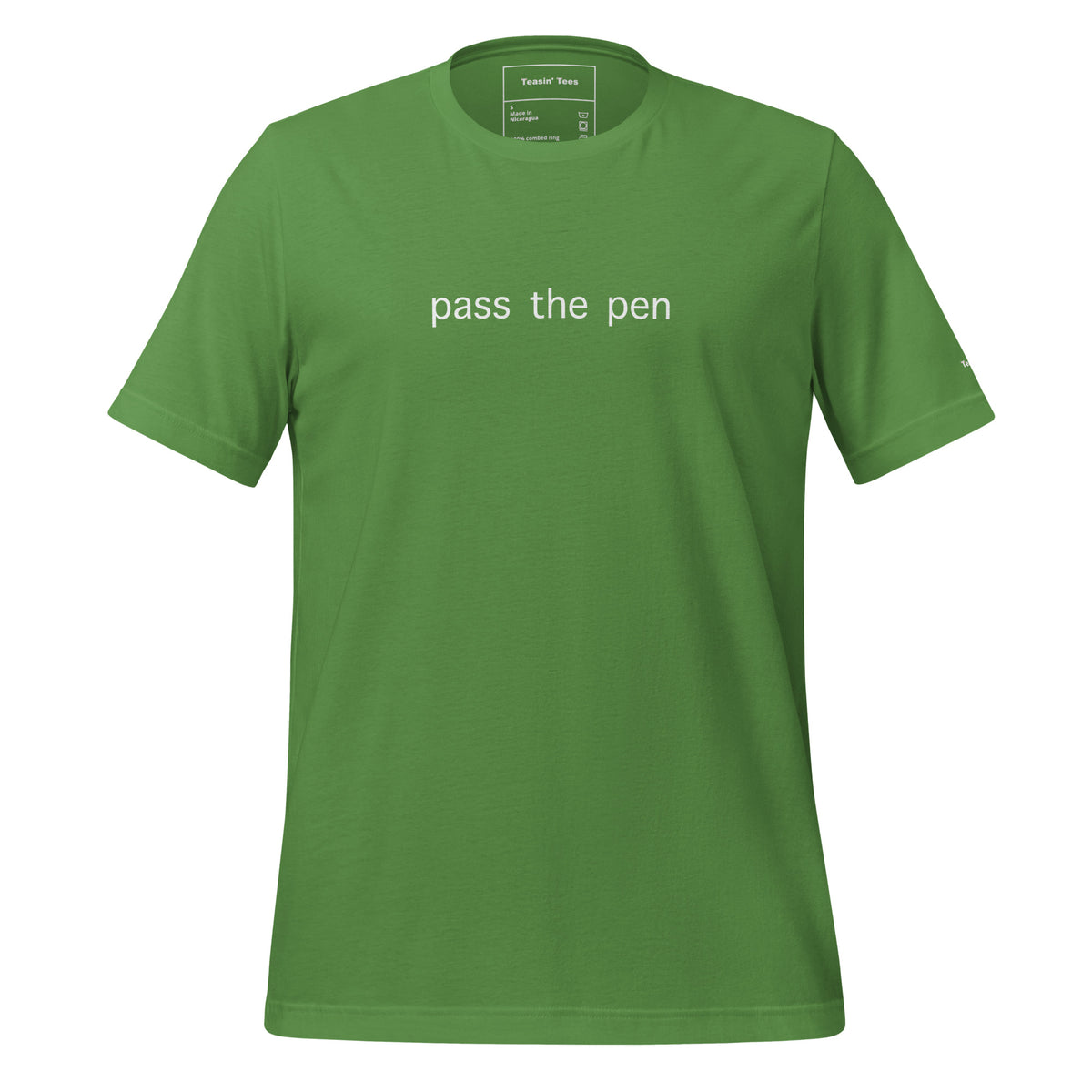 Pass the Pen Tee But In Black