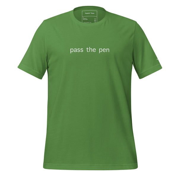 Pass the Pen Tee But In Black