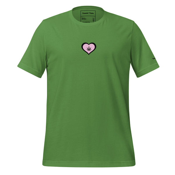 The Weed Lovers Tee Pink Heart Edition