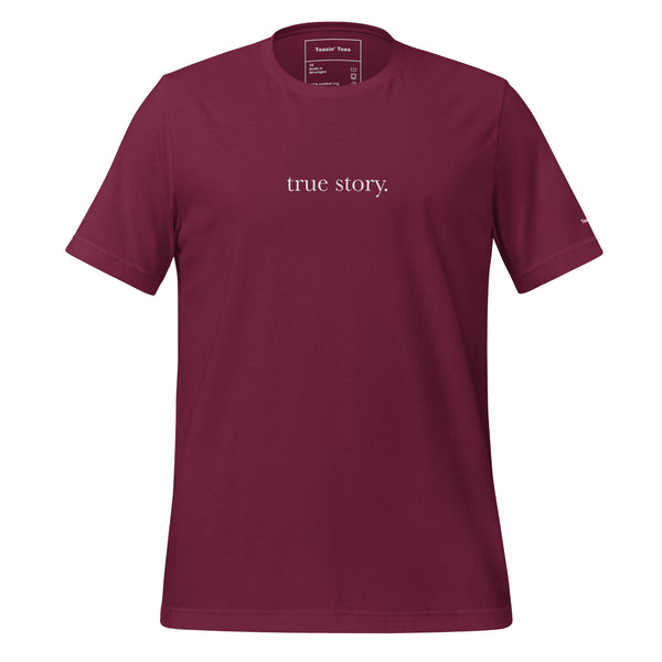 True Story Tee But in Black