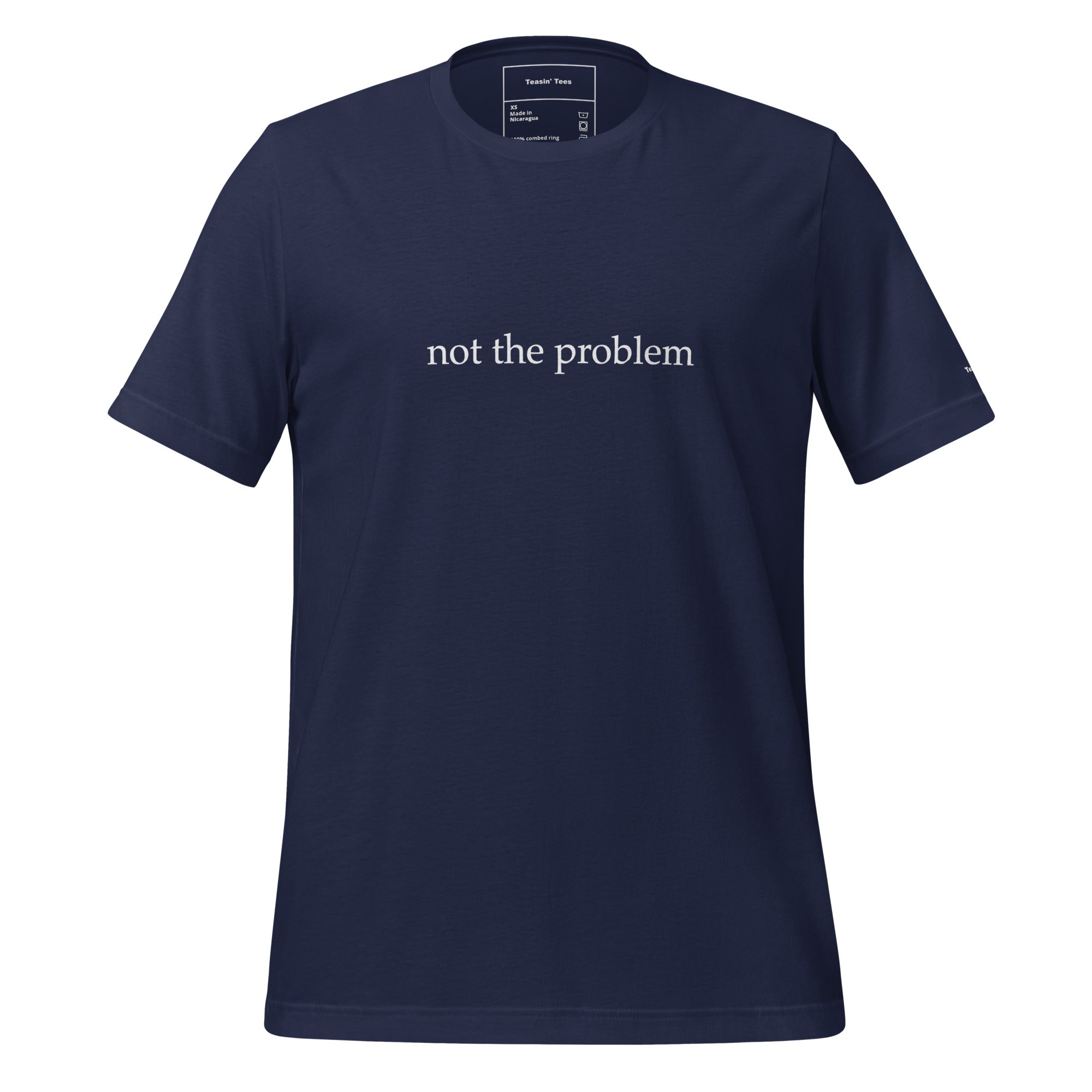 "Not the Problem"-T-Shirt Black