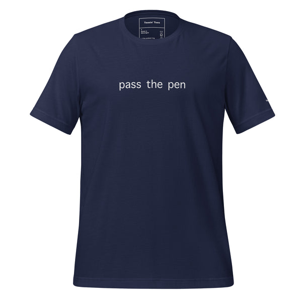 Pass the Pen Tee But In Black