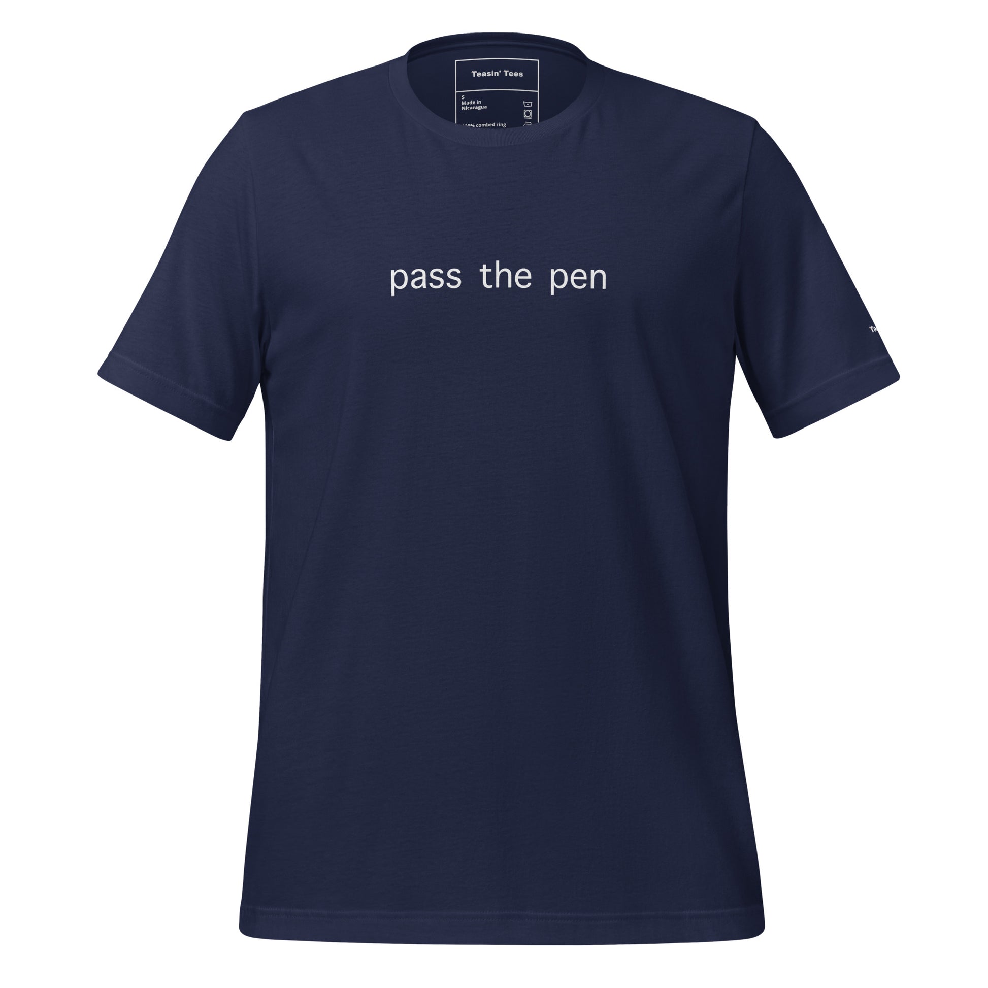 "Pass the Pen"-T-Shirt Black