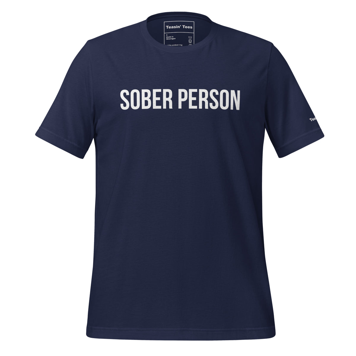 Sober Person Tee But in Black