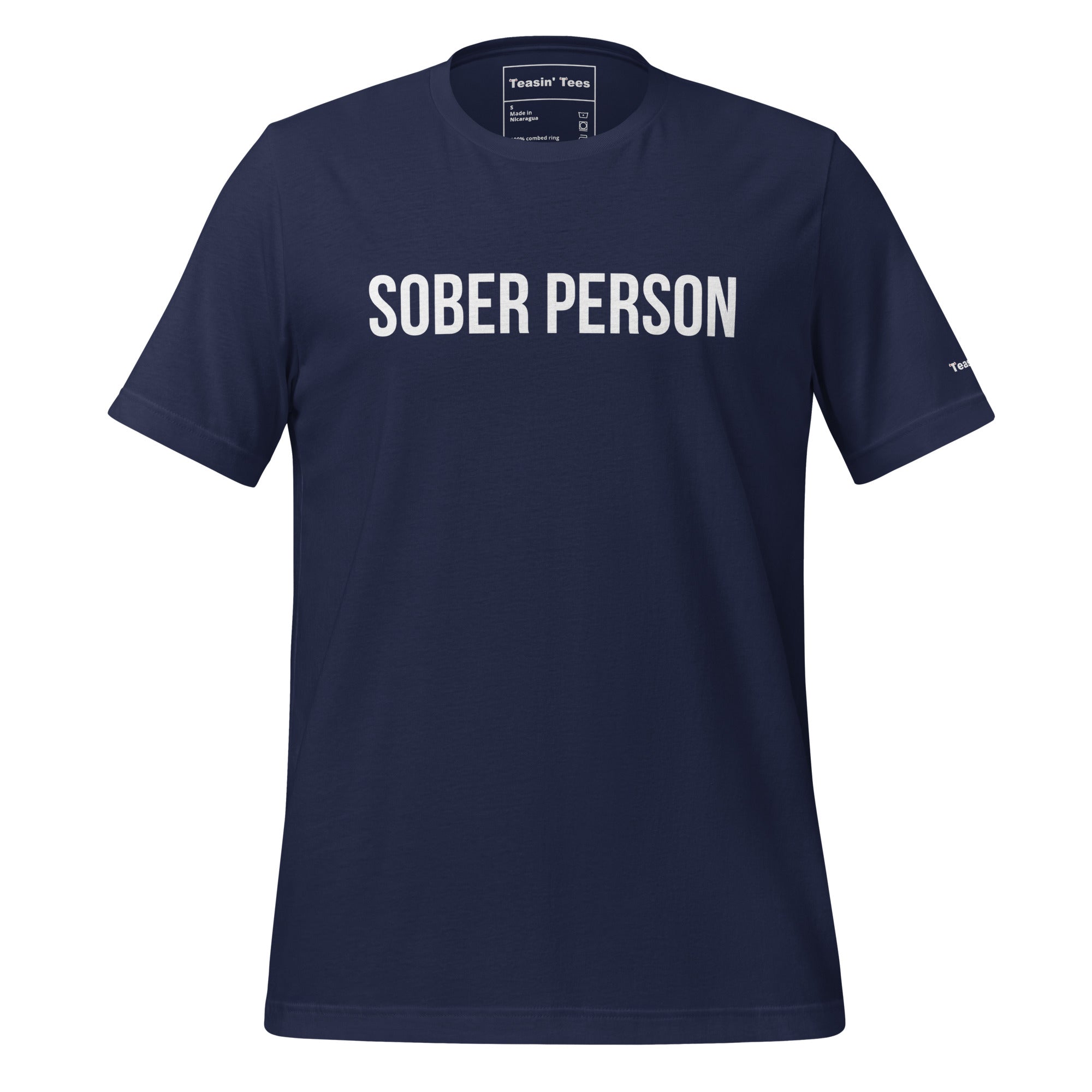 "Sober Person" T-Shirt Black