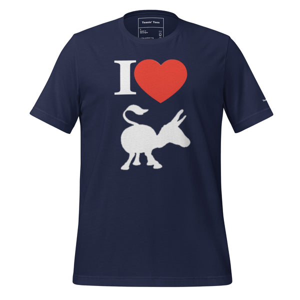 The Donkey Lover Tee But in Black