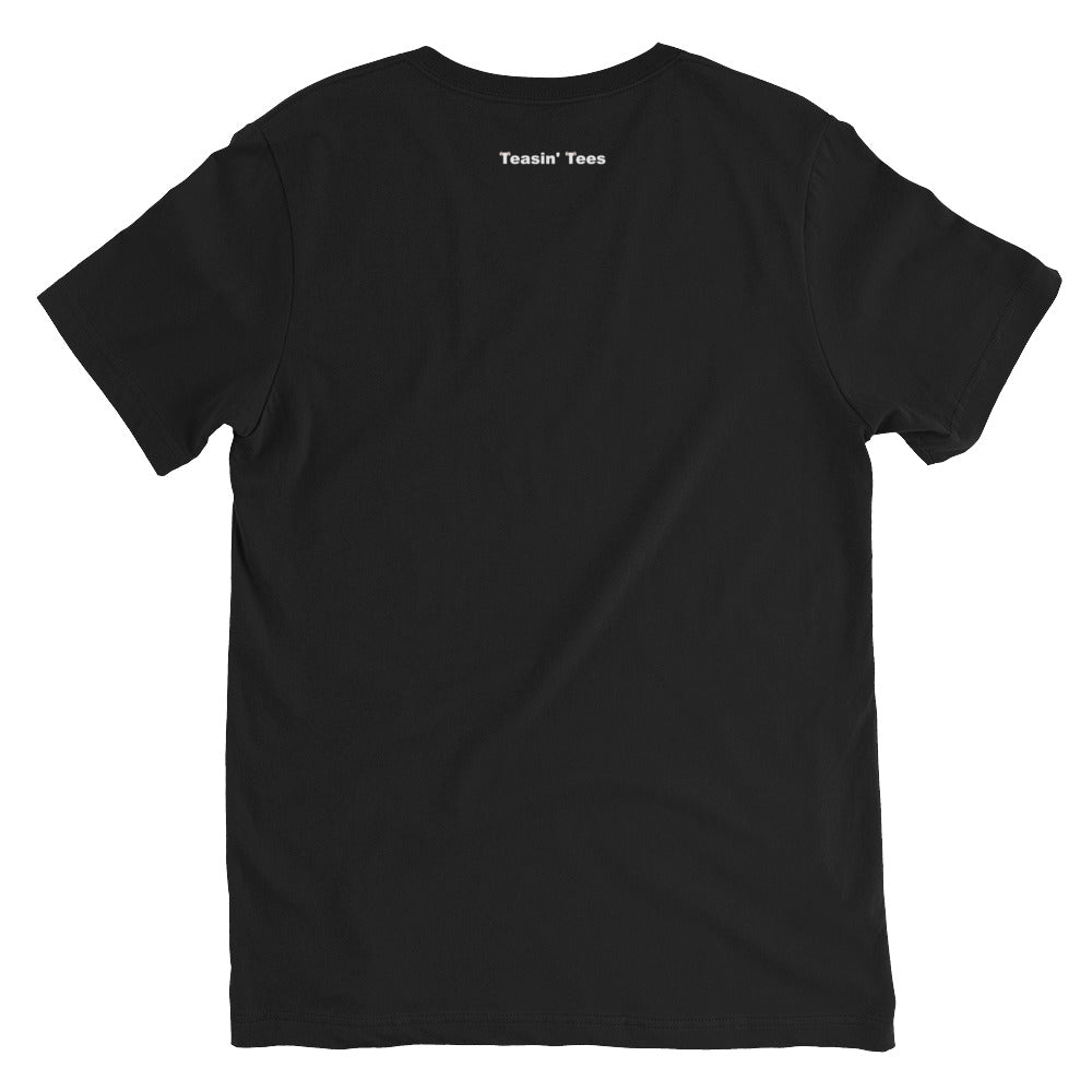 "Good girls Swallow" V Neck But in Black