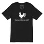 Teasin' Tees Chkn Man VNeck But in Black