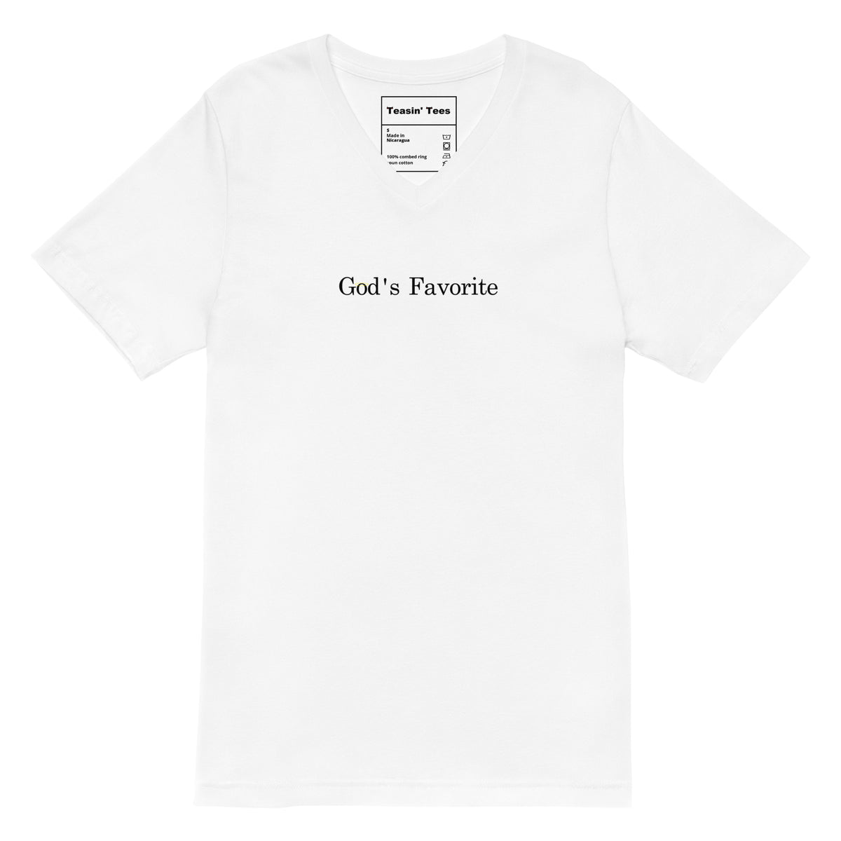 Teasin' Tees God's Gift VNeck