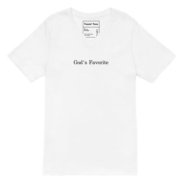 Teasin' Tees God's Gift VNeck