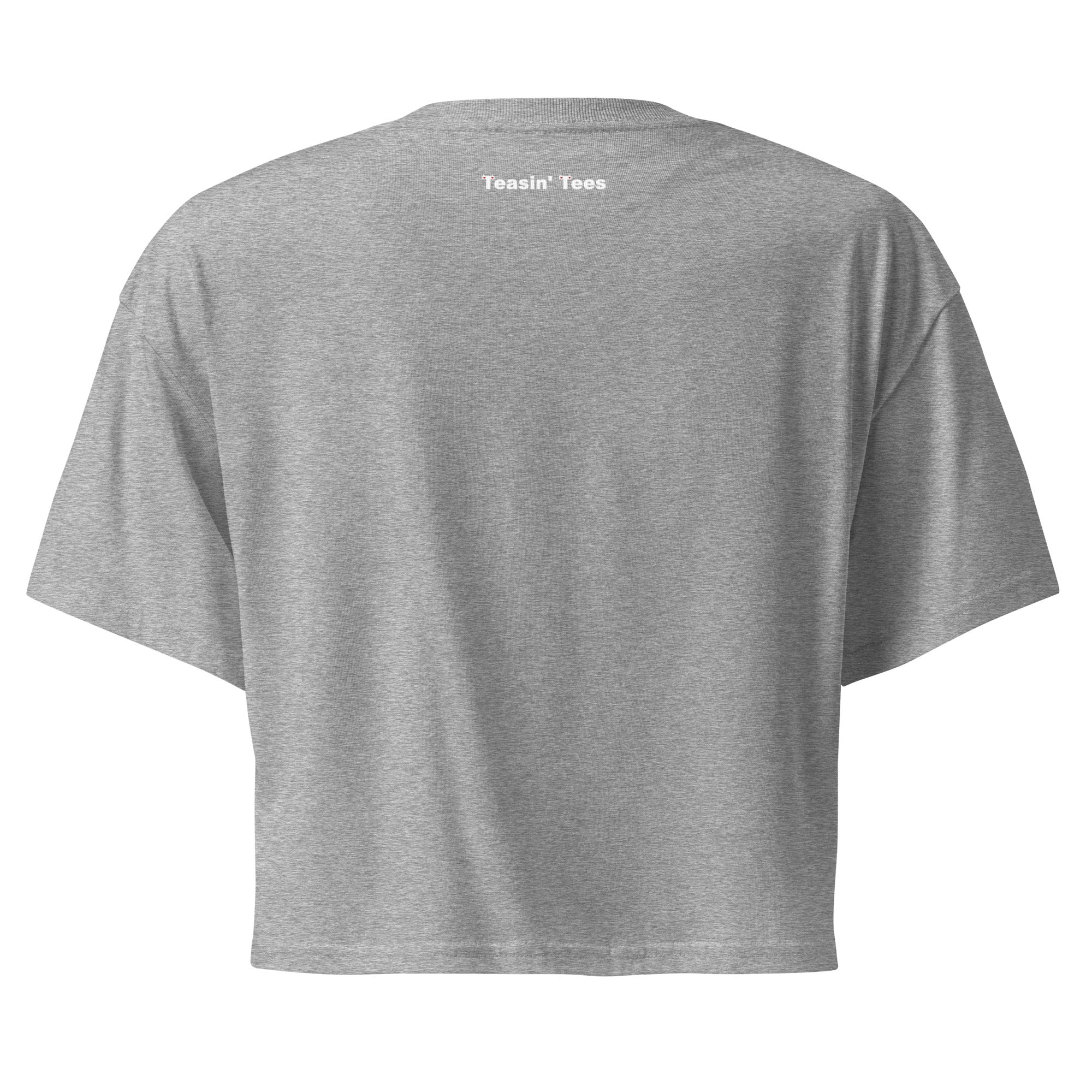 "True Story." Crop Top Black
